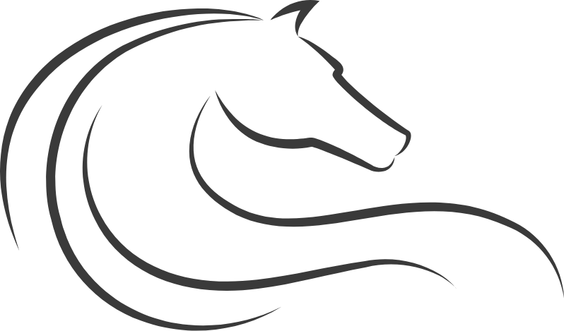 Black horse icon